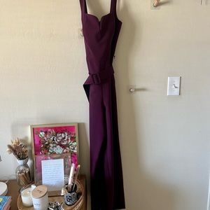 Eliza J Purple Jumpsuit
